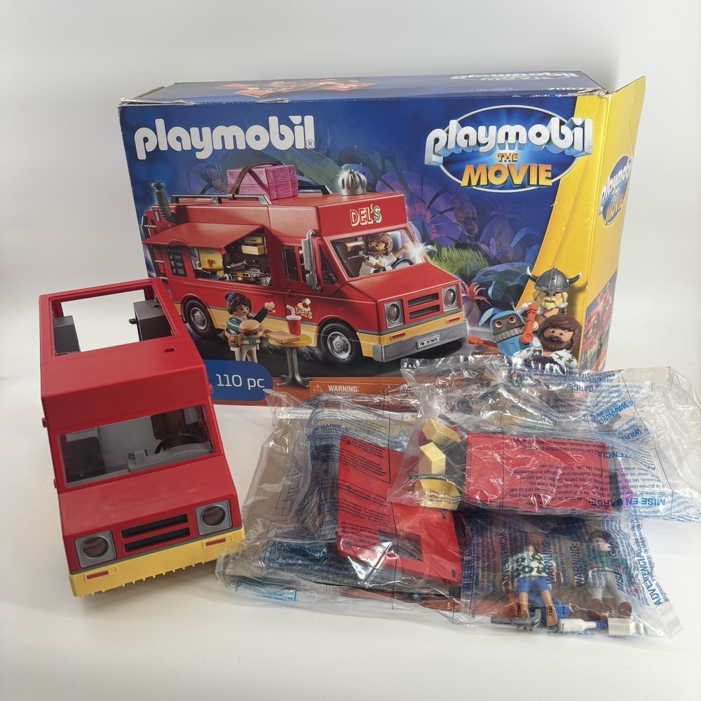 PLAYMOBIL The Movie‎ Del's Food Truck 70075